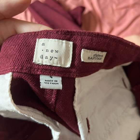 Red Wide Leg Trousers - Picture 4 of 4